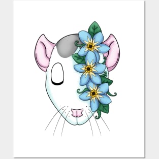 Flower Rat Posters and Art